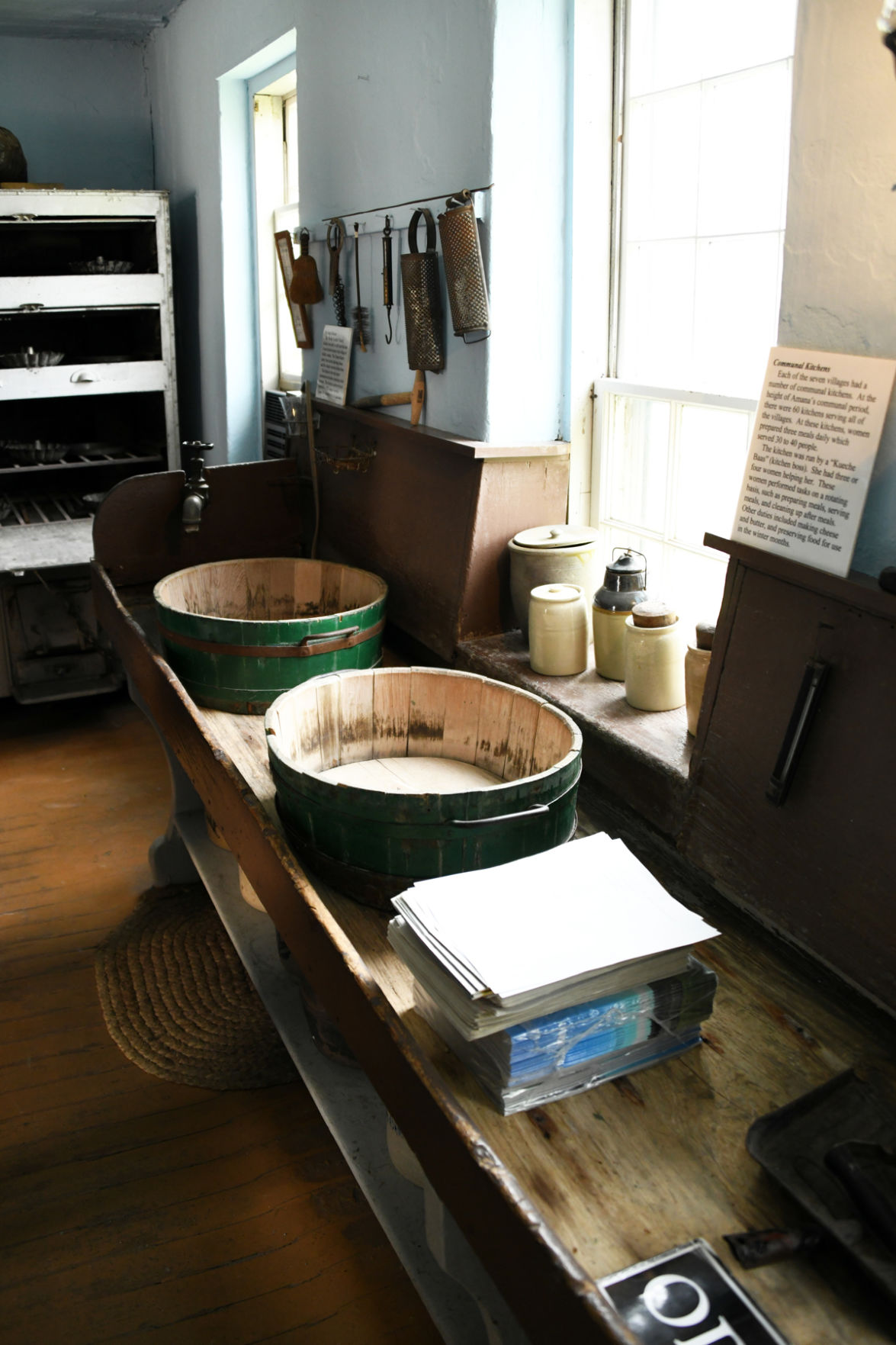 026 A Communal Kitchen sink in the Amana Colonies.JPG
